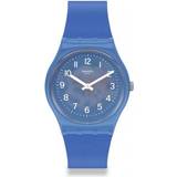 Swatch Blå Armbandsur Swatch Blurry Blue (GL124)