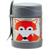 3 Sprouts Gråa Nappflaskor & Servering 3 Sprouts Fox Stainless Steel Food Jar