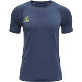 Blåa - Nylon T-shirts Hummel Lead Pro Seamless Jersey Men - Dark Denim