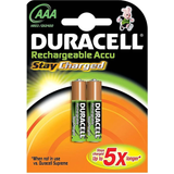 Duracell Laddningsbara standardbatterier - NiMH Batterier & Laddbart Duracell Stay Charged AAA Compatible 2-pack