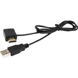 VivoLink Angled HDMI-USB A Adapter