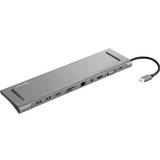 Sandberg Kablar Sandberg USB-C -HDMI/VGA/USB A/RJ45/3.5mm M-F Adapter