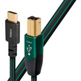 Audioquest Rund - USB-kabel Kablar Audioquest Forest USB B-USB C 1.5m