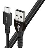 Audioquest Rund - USB-kabel Kablar Audioquest Carbon USB A-USB C 1.5m