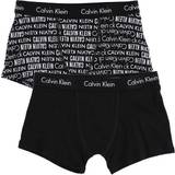 Calvin Klein Boxershorts Barnkläder Calvin Klein Boy's Logomania Trunks 2-pack - Black (B70B792003-002)