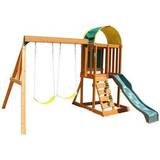 Kidkraft Metall Utomhusleksaker Kidkraft Ainsley Swing & Play Stand in Wood