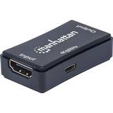 Manhattan Kablar Manhattan HDMI-HDMI/USB Micro B F-F Adapter
