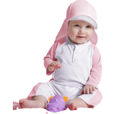 Sunseal Baby Flaphat - Pastel Pink/White