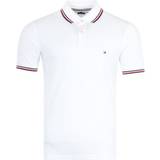 Tommy Hilfiger Herr T-shirts & Linnen Tommy Hilfiger Organic Cotton Slim Fit Polo Shirt - White