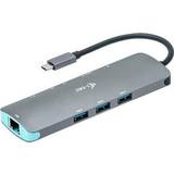 Kablar I-TEC USB C - HDMI/USB A/3.5mm/RJ45/USB C M-F Adapter