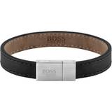 HUGO BOSS Essentials Bracelet - Black/Silver