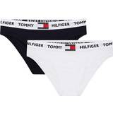 Tommy Hilfiger Trosor Tommy Hilfiger Organic Cotton Repeat Logo Briefs 2-pack - White/Desert Sky (UG0UG003480U9-0U9)