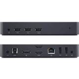 USB B Kablar Dell D3100 3.5mm/3USB A - RJ45/HDMI/DisplayPort/USB B F-F Adapter