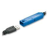 Lindy USB-kabel Kablar Lindy USB A-USB A M-F 3.1 (Gen.1) 8m