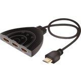 Qnect HDMI-kablar Qnect HDMI-2xHDMI M-F 0.1m