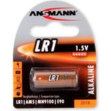 Alkaliska - Batterier - Laddningsbara standardbatterier Batterier & Laddbart Ansmann LR1 Alkaline