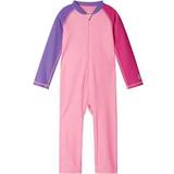 UV-set Barnkläder Reima Polskii Toddler's Swimsuit - Neon Pink (516563-4420)