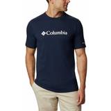 Columbia Herr T-shirts Columbia CSC Basic Logo Short Sleeve T-shirt - Collegiate Navy/White