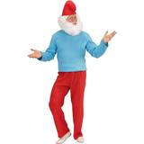 Blå - Jul Dräkter & Kläder Widmann Dwarf Adult Costume