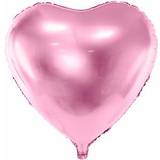 PartyDeco Foil Ballons Heart Light Pink