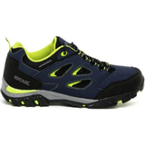 Polyester Hikingskor Regatta Kid's Holcombe Low Walking Shoes - Navy Blazer Lime Punch