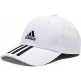 Dam - XS Huvudbonader adidas Baseball 3-Stripes Twill Cap Unisex - White/Black/Black