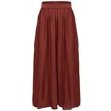 Långa kjolar Only Paperbag Maxi Skirt - Brown/Henna