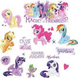 Papper Barnrum RoomMates My Little Pony The Movie Peel and Stick Wall Decals with Glitter