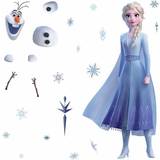 Frost - Multifärgade Inredningsdetaljer RoomMates Disney Frozen 2 Elsa and Olaf Giant Wall Decals