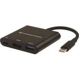 Conceptronic USB C-USB A/HDMI/USB C M-F Adapter