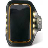 Orange Sportarmband Ksix LED Sport Armband for Smartphone upto 4"