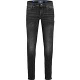 Jeans - Pojkar Byxor Barnkläder Jack & Jones Boy's Skinny Fit Jeans - Black/Black Denim (12149936)