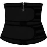 Waist Trainer with Two Bands - Black