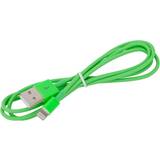 Gröna - USB A-Lightning - USB-kabel Kablar Sinox USB A-Lightning 1m