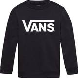 Pojkar Sweatshirts Barnkläder Vans Boy's Classic Crew Sweatshirt - Black/White (VN0A36MZY281)