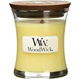 Woodwick Gula Ljusstakar, Ljus & Doft Woodwick Lemongrass & Lily Small Doftljus 85g