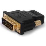 Savio Kabeladaptrar Kablar Savio HDMI-DVI-D M-F Adapter