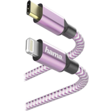 Hama 2.0 - Kabeladaptrar Kablar Hama Prime Line USB C-Lightning 2.0 1.5m