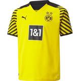 140 - Borussia Dortmund Matchtröjor Puma Borussia Dortmund Home Replica Jersey 21/22 Sr