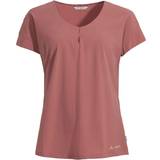 Plissering T-shirts & Linnen Vaude Skomer V-Neck T-Shirt Women's - Dusty Rose