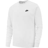 Nike Herr Överdelar Nike Sportswear Club Fleece - White/Black