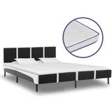 180cm Ramsängar vidaXL Bed with Memory Foam Mattress 68cm Ramsäng 180x200cm