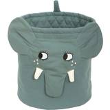 Animals - Blåa Förvaring Roommate Elephant Storage Basket