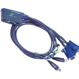 Kabeladaptrar - VGA Kablar Aten CS62US USB A/3.5mm/VGA - VGA/3.5mm/USB A Mini Adapter