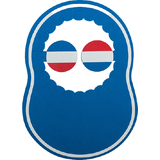 Blå - Världen runt Maskeradkläder Th3 Party Fransk Flag Solskærm