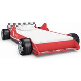 Racerbil säng Barnrum vidaXL Race Car Cot 94.5x200cm
