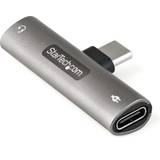 StarTech USB C - 3.5mm/USB C PD M-F Adapter