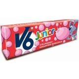 Sockerfritt Tuggummi V6 Junior Bubblegum Strawberry 22g 5st