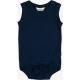 Blåa Bodys Barnkläder Joha Bamboo Sleeveless Bodysuit - Navy (61910-345-447)