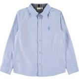 Långa ärmar Skjortor Barnkläder Name It Cotton Shirt - Blue/Campanula (13169166)